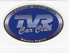 TVRCCNA Window Sticker &mdash; Western Region